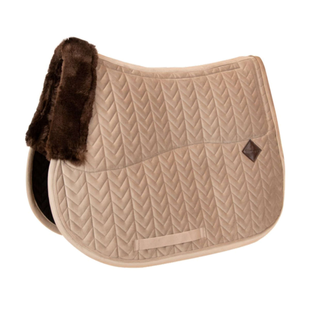 Kentucky Zadeldekje Skin Friendly Velvet Springen Beige