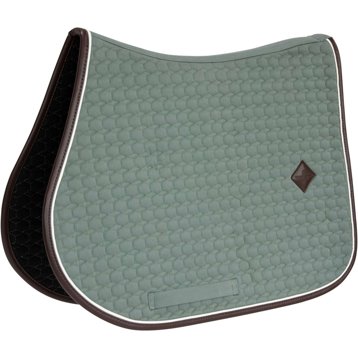 Kentucky Zadeldekje Springen Classic Leer Dusty Green