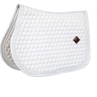 Kentucky Zadeldekje Glitter Springen Wit/Wit