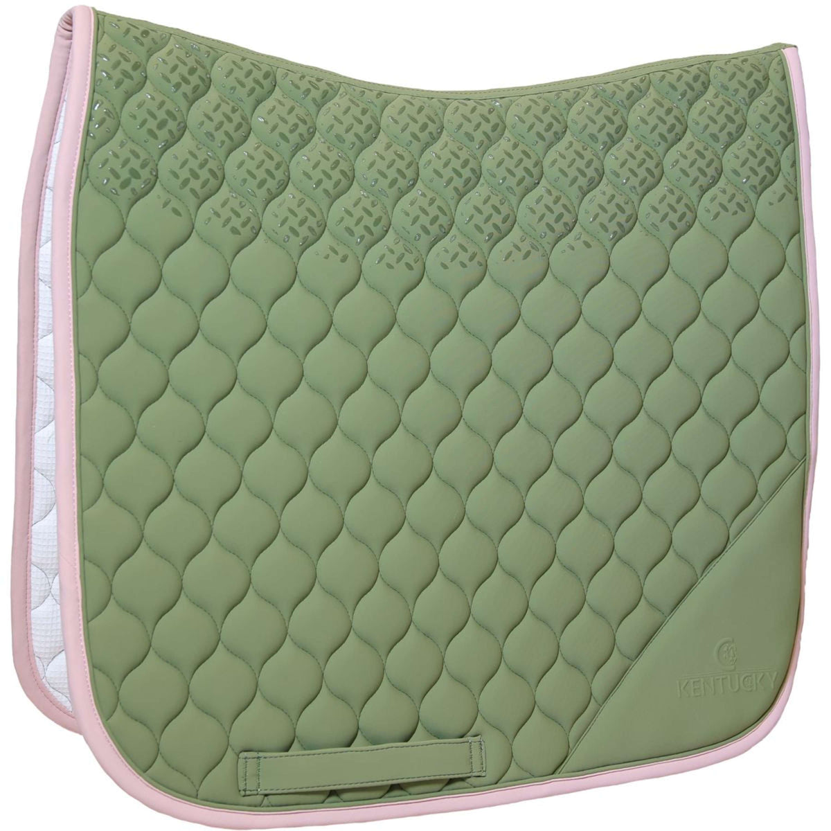 Kentucky Zadeldekje Softshell Onion Quilt Dressuur Kaki/Oud Roze