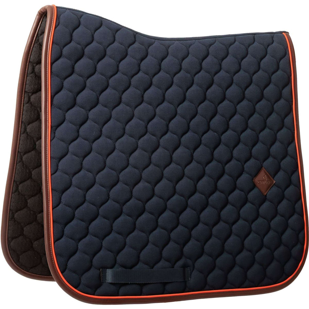 Kentucky Zadeldekje Onion Quilt Leather Neon Dressuur Navy