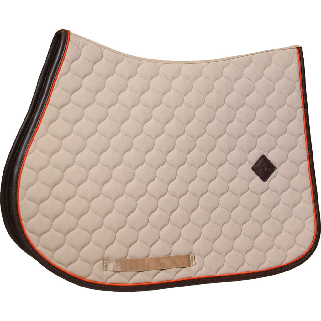 Kentucky Zadeldekje Onion Quilt Leather Neon Springen Beige