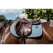 Kentucky Zadeldekje Springen Classic Leer Dusty Blue