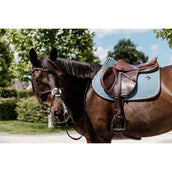 Kentucky Zadeldekje Springen Classic Leer Dusty Blue