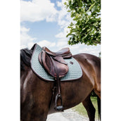 Kentucky Zadeldekje Springen Classic Leer Dusty Green