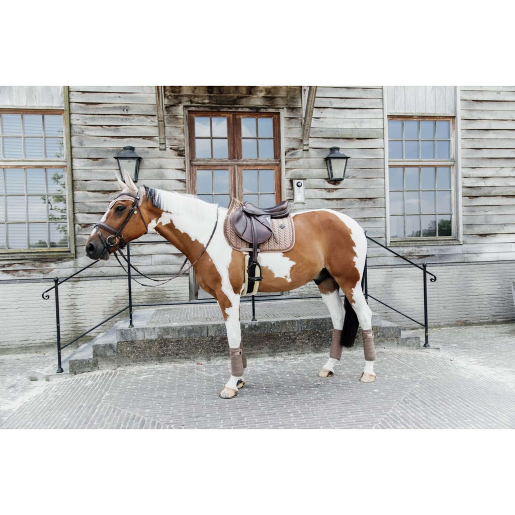 Kentucky Zadeldekje Velvet Pearls Springen Beige