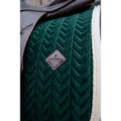 Kentucky Dressuur Zadeldekje Classic Contrast Pine Green