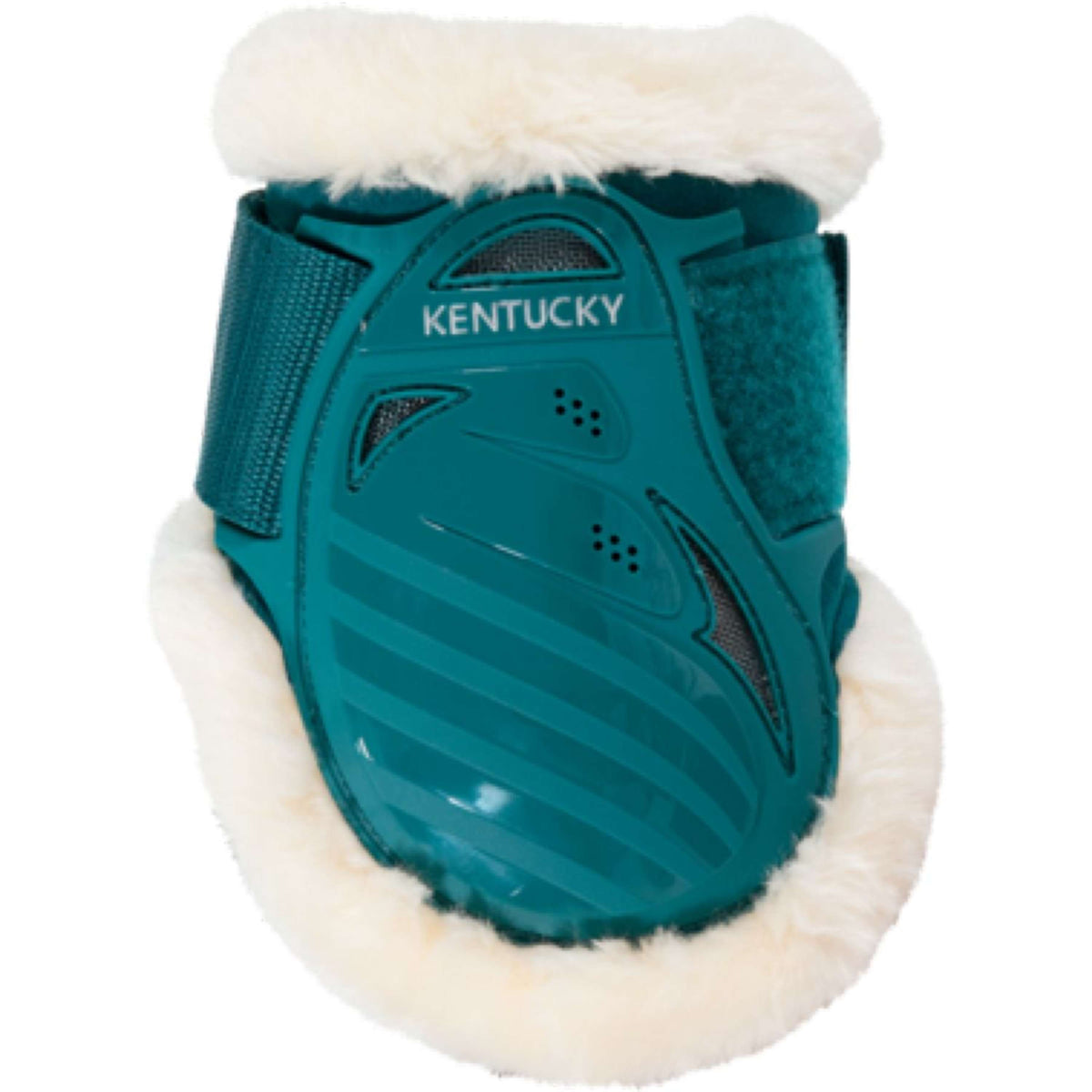 Kentucky Strijklappen Young Horse Vegan Sheepskin Emerald