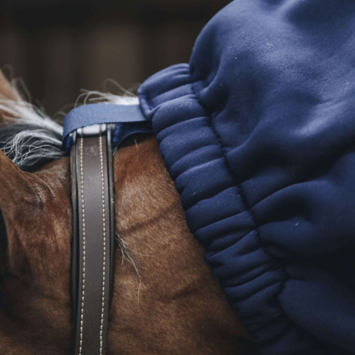 Kentucky Horse Scarf Cooler Fleece Navy