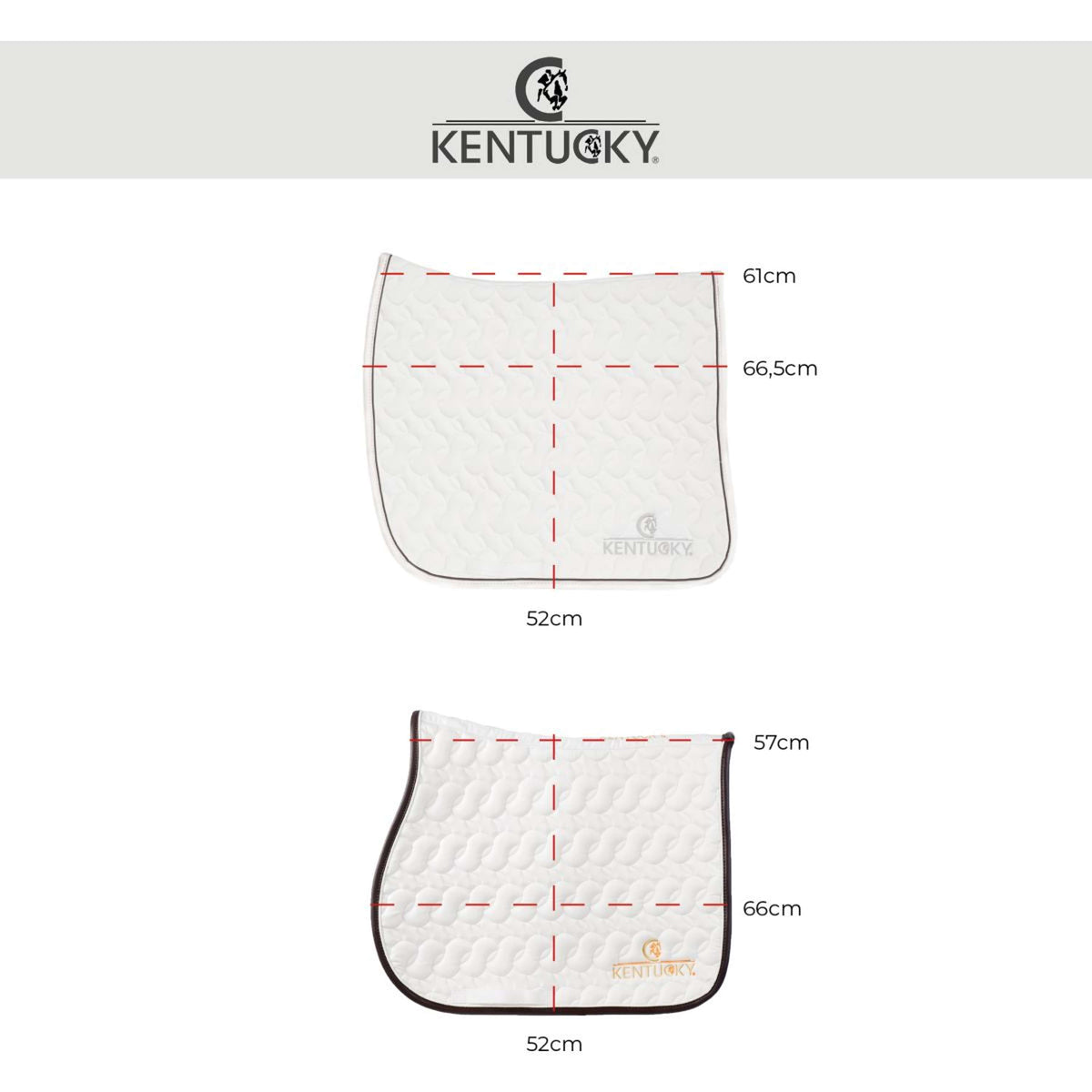 Kentucky Horsewear Zadeldekje Color Edition Leather Dressuur Olijf