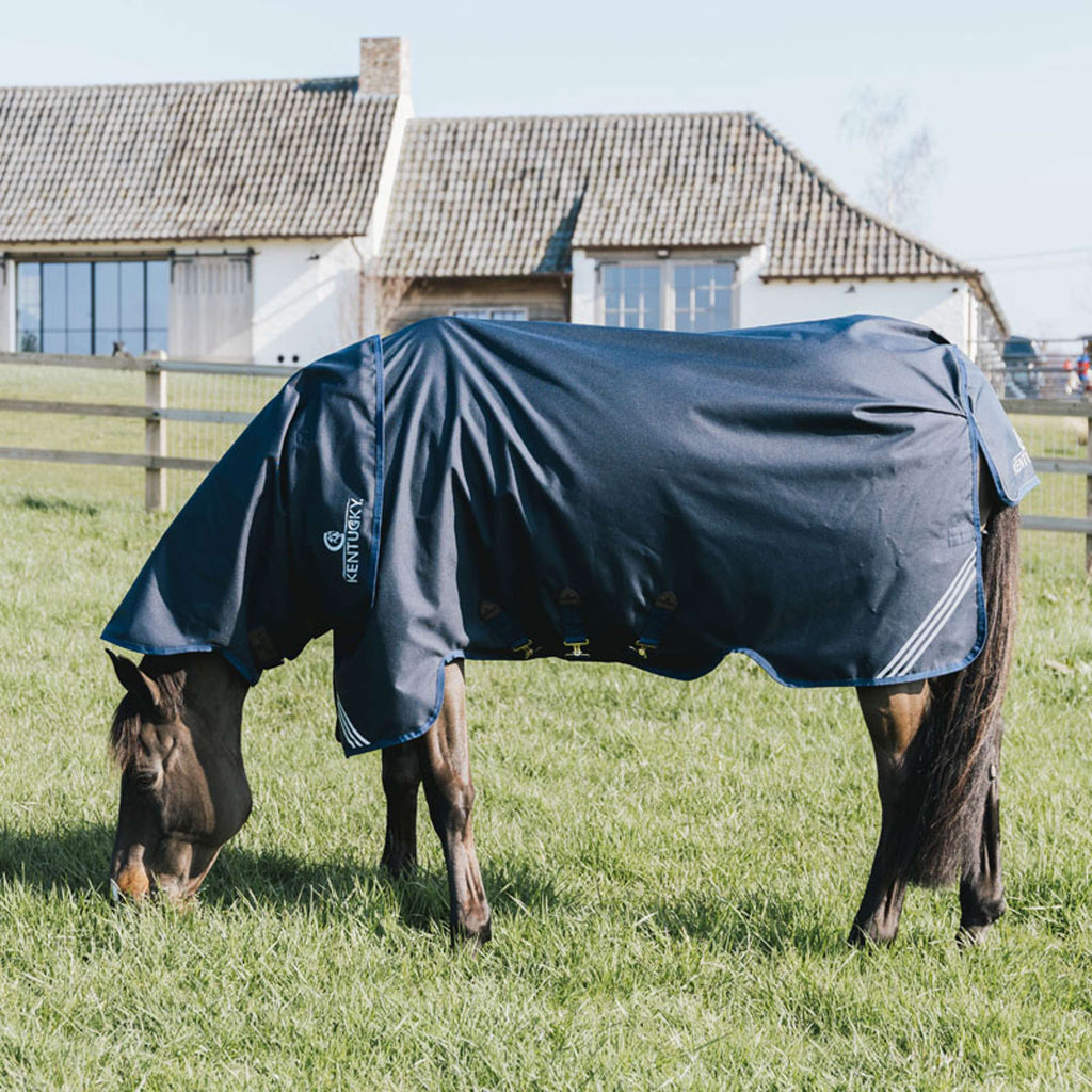 Kentucky Turnout Rug All Weather Comfort Waterproof 0g  Navy