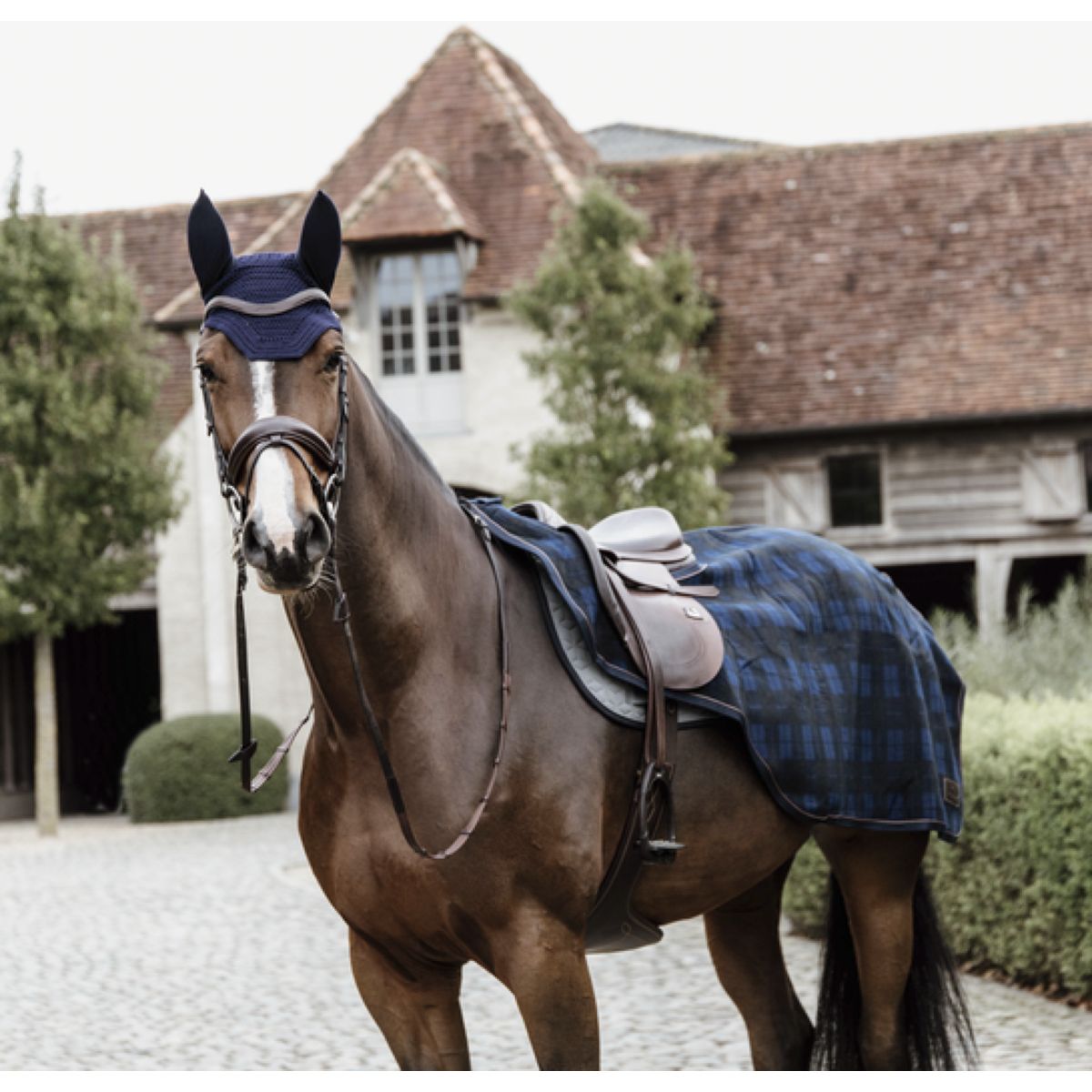 Kentucky Uitrijdeken Heavy Fleece Donker Blauw