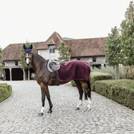 Kentucky Uitrijdeken Vierkant Heavy Fleece Bordeaux