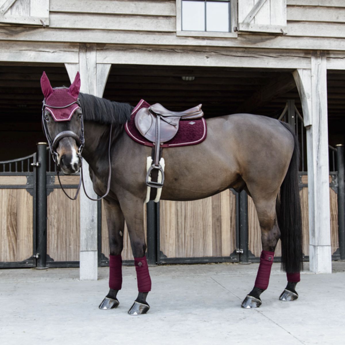 Kentucky Zadeldekje Velvet Bordeaux