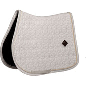 Kentucky Zadeldekje Velvet Pied de Poule Springen Grijs/Wit