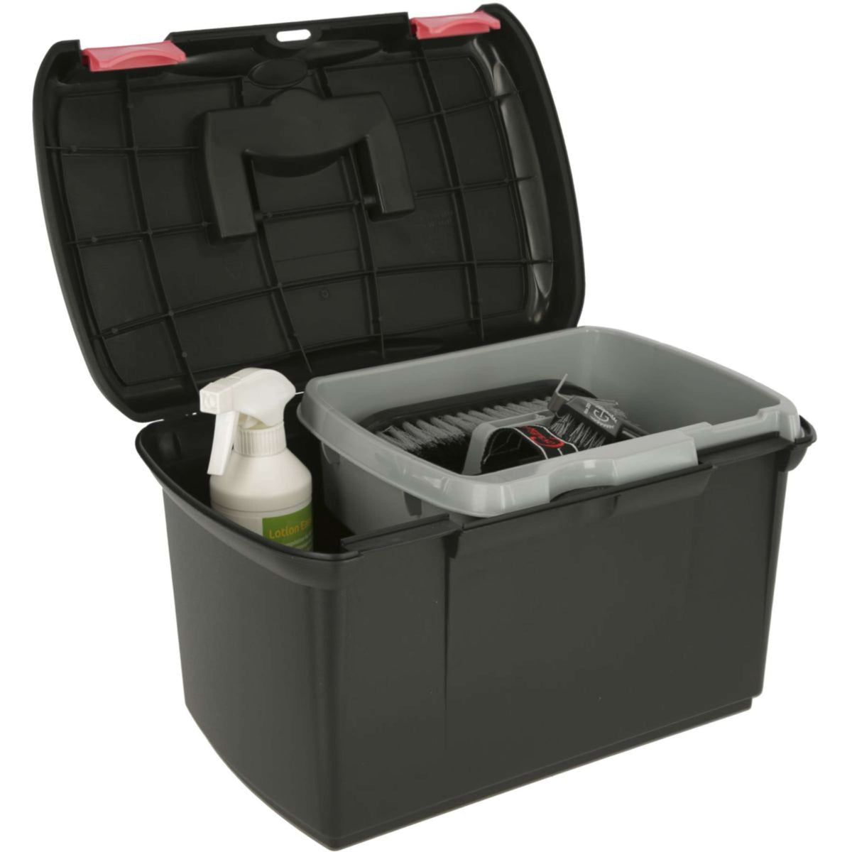 Kerbl Grooming Box Arezzo Verwijderbaar Inzetstuk Black/Fuchsia