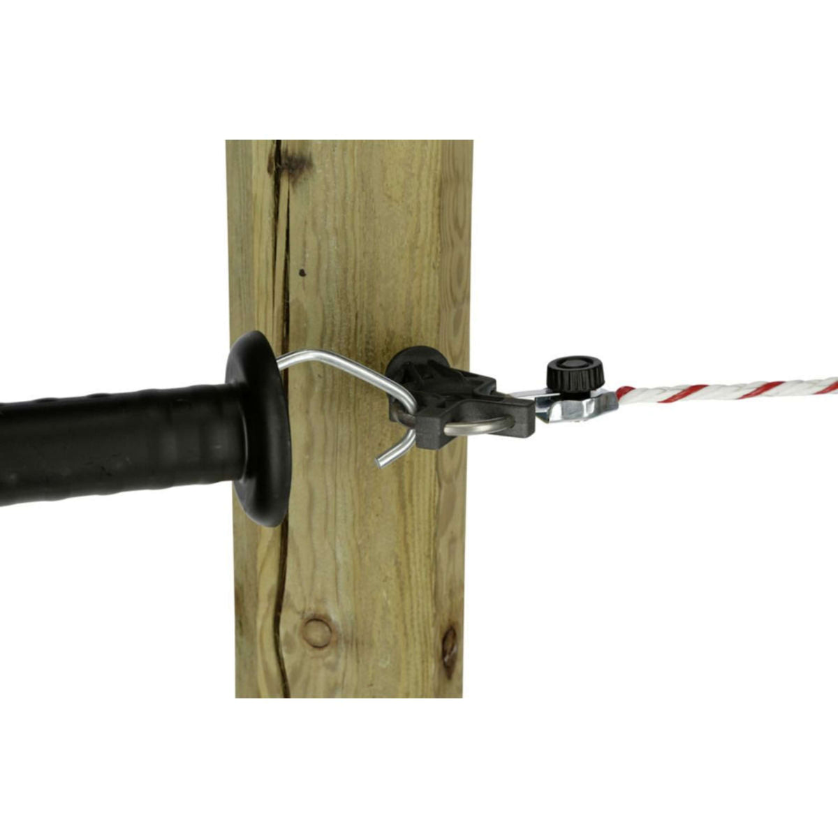 Kerbl Poortisolator X³ Gegalvaniseerd Blister 6 Stuks Zwart