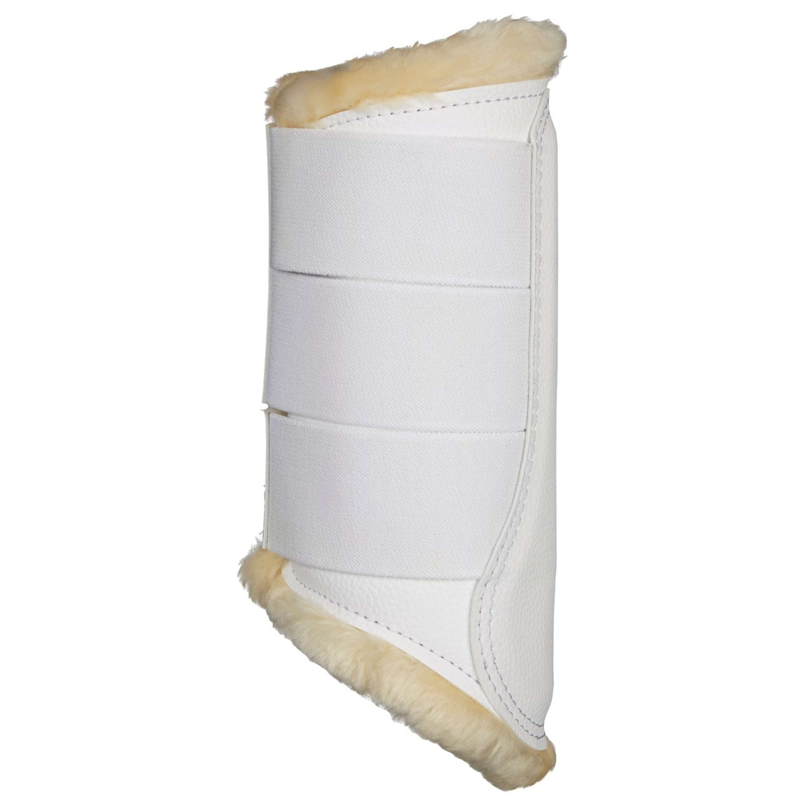 LeMieux Beenbeschermers Brushing Fleece Wit/Naturel LeMieux Beenbeschermers Brushing Fleece Wit/Naturel