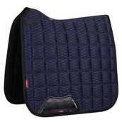 LeMieux Zadeldekje Carbon Mesh Air Square Dressuur Navy