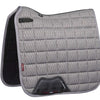 LeMieux Zadeldekje Carbon Mesh Air Square Dressuur Grijs