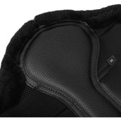 LeMieux Brushing Boots Fleece Edge Mesh Zwart