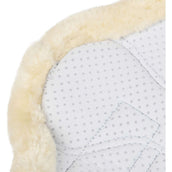 LeMieux Brushing Boots Fleece Edge Mesh Wit/Naturel