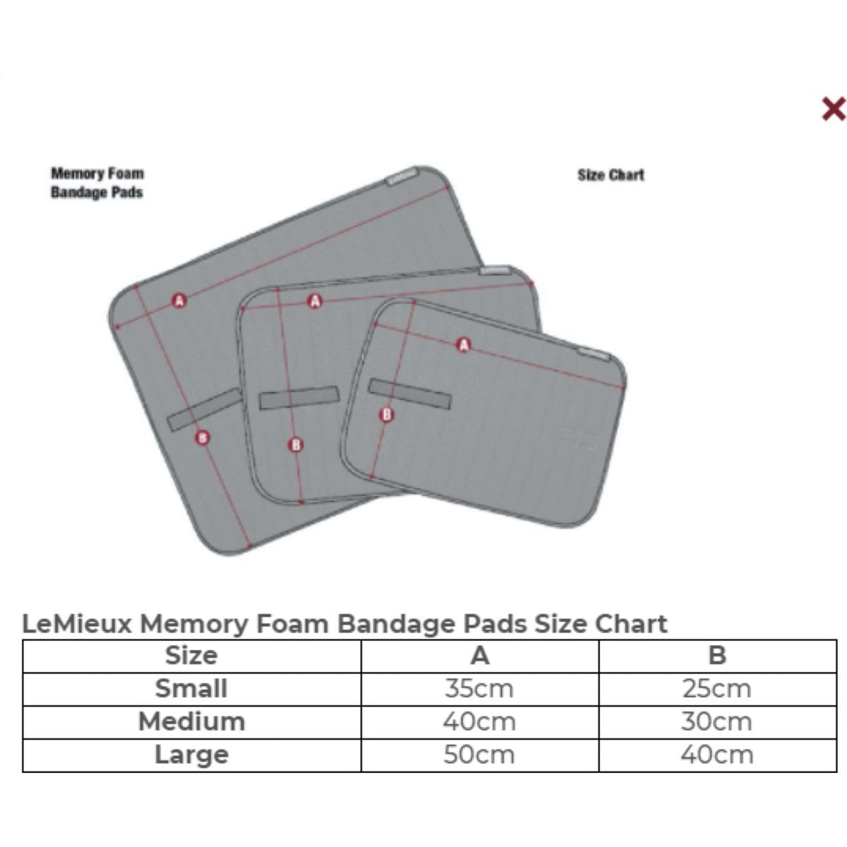 LeMieux Bandageonderleggers Wit