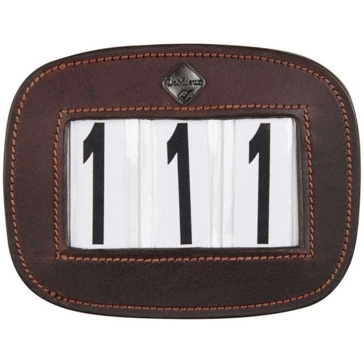 LeMieux Startnummers Saddle Pad Bruin