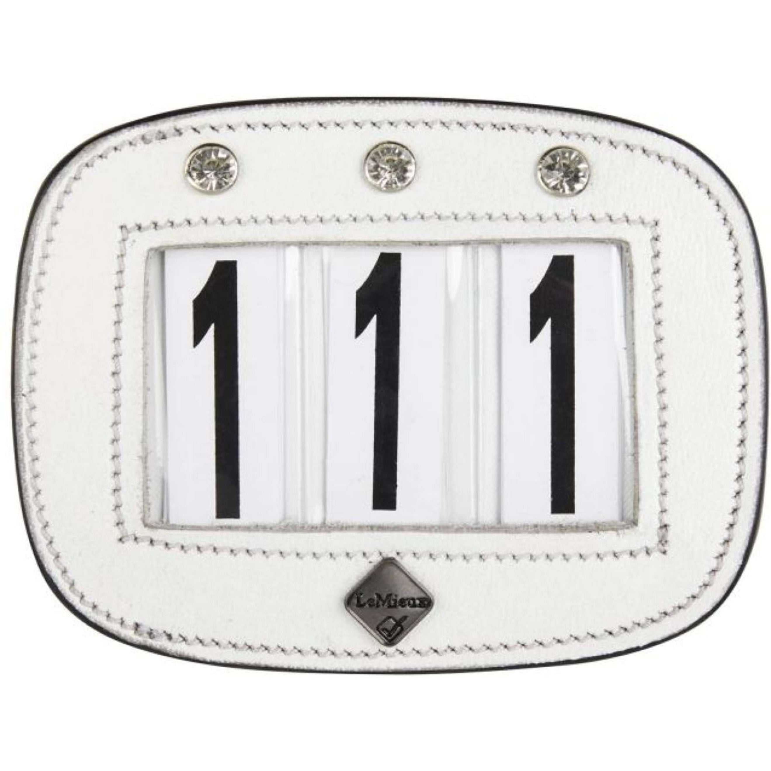 LeMieux Startnummers Saddle Pad Diamant Wit LeMieux Startnummers Saddle Pad Diamant Wit