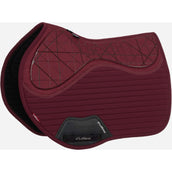 LeMieux Zadeldekje Softshell Grip EuroJump Burgundy