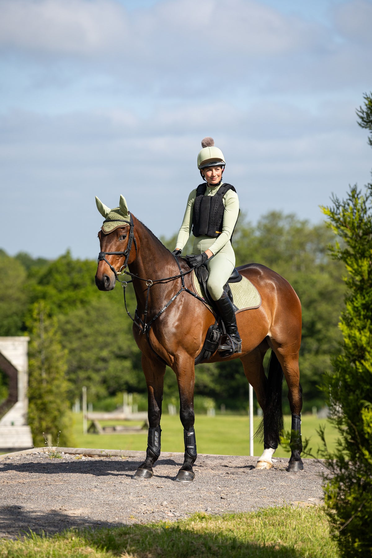 LeMieux Zadeldekje Classique Springen Fern