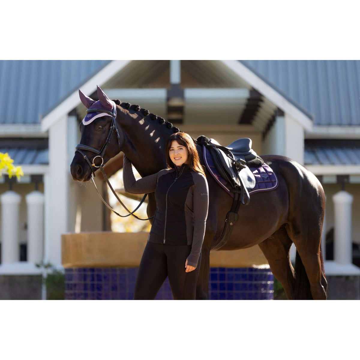 LeMieux Zadeldekje Merino Loire Classic Springen Juniper