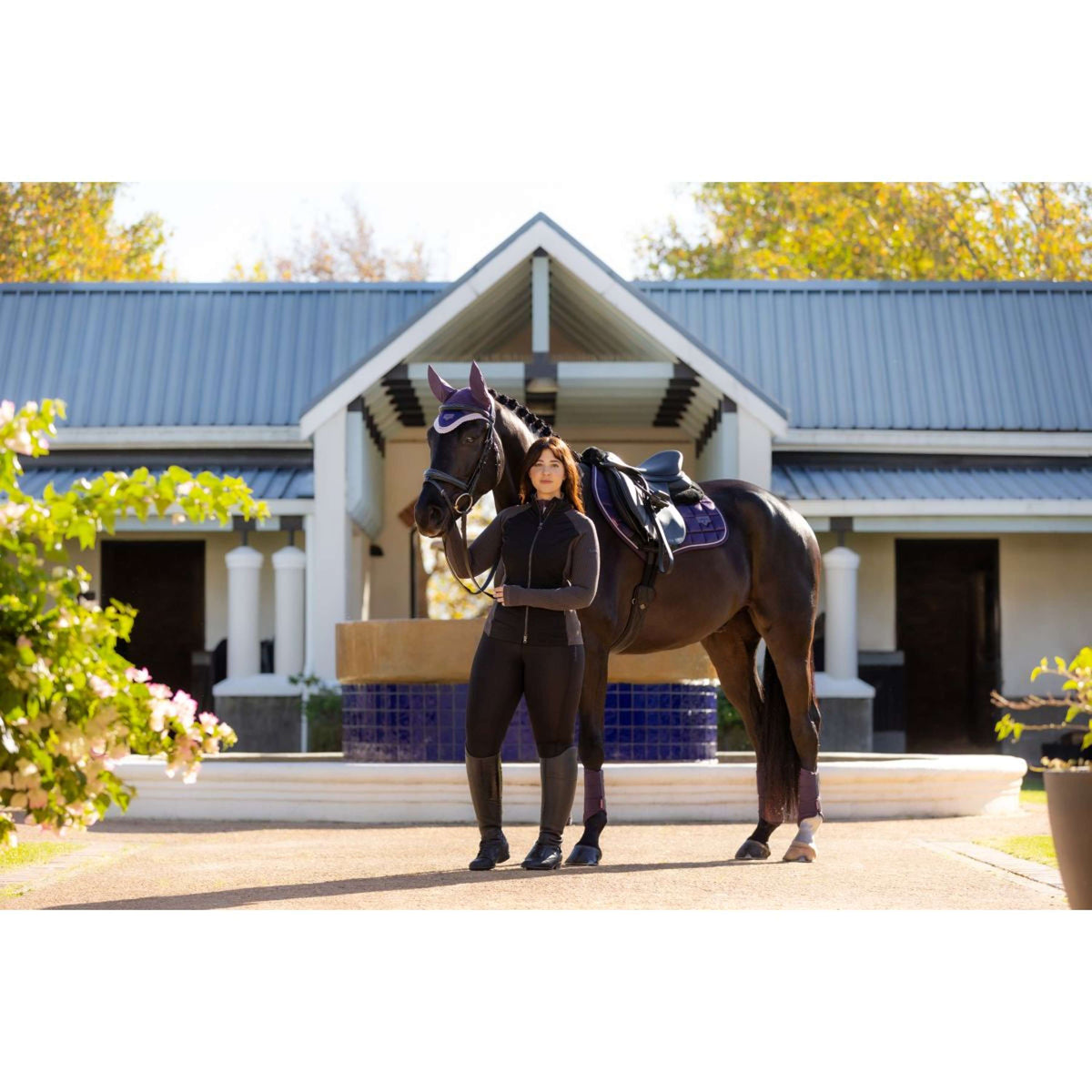 LeMieux Zadeldekje Merino Loire Classic Springen Juniper