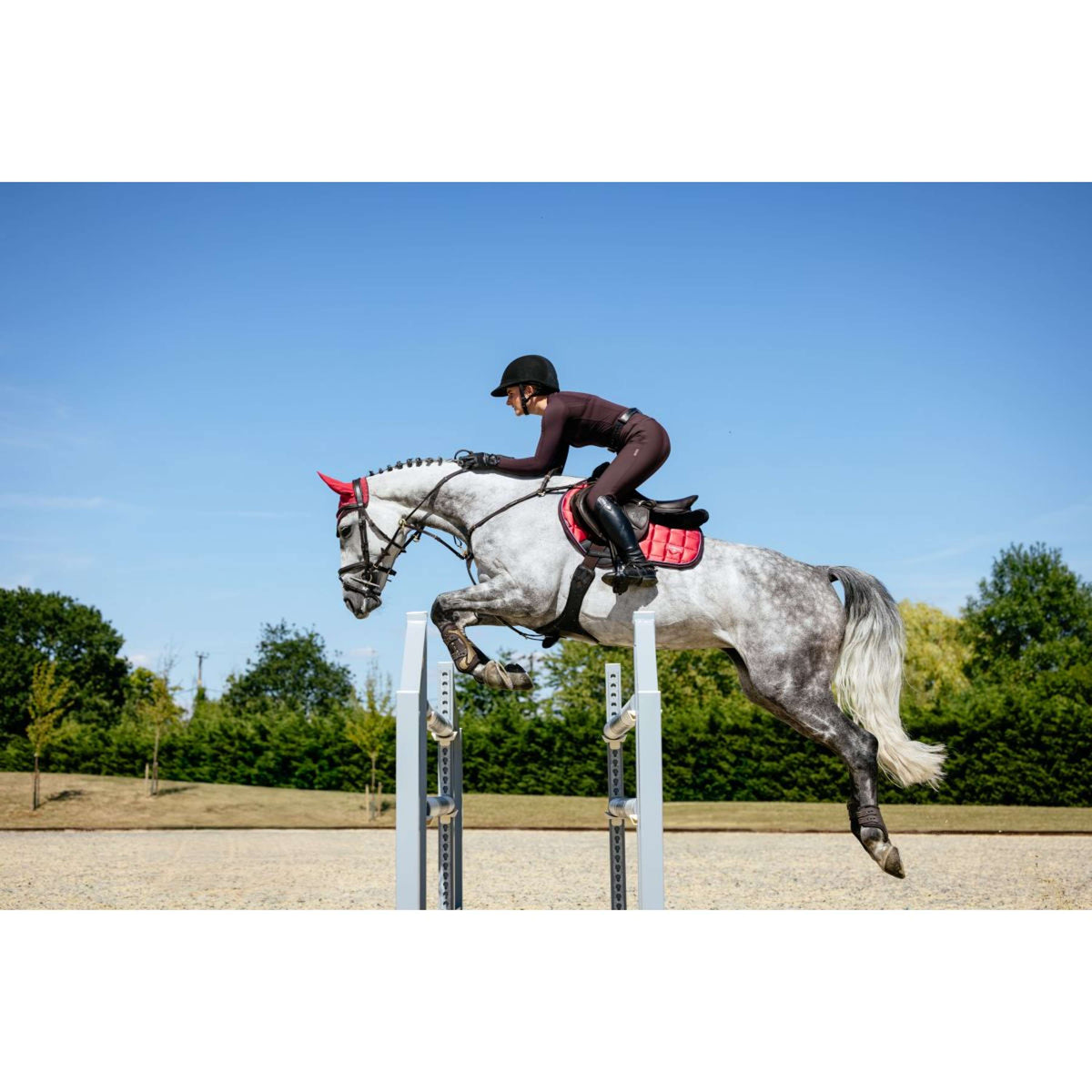 LeMieux Zadeldekje Loire Classic Springen Cranberry