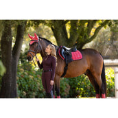 LeMieux Zadeldekje Loire Classic Springen Cranberry