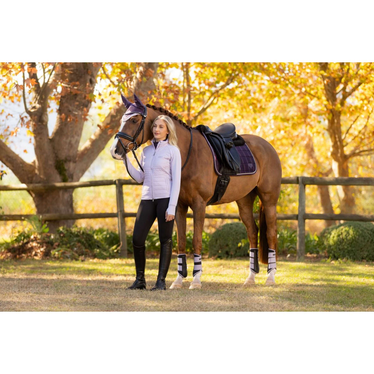 LeMieux Zadeldekje Merino Loire Classic Dressuur Juniper