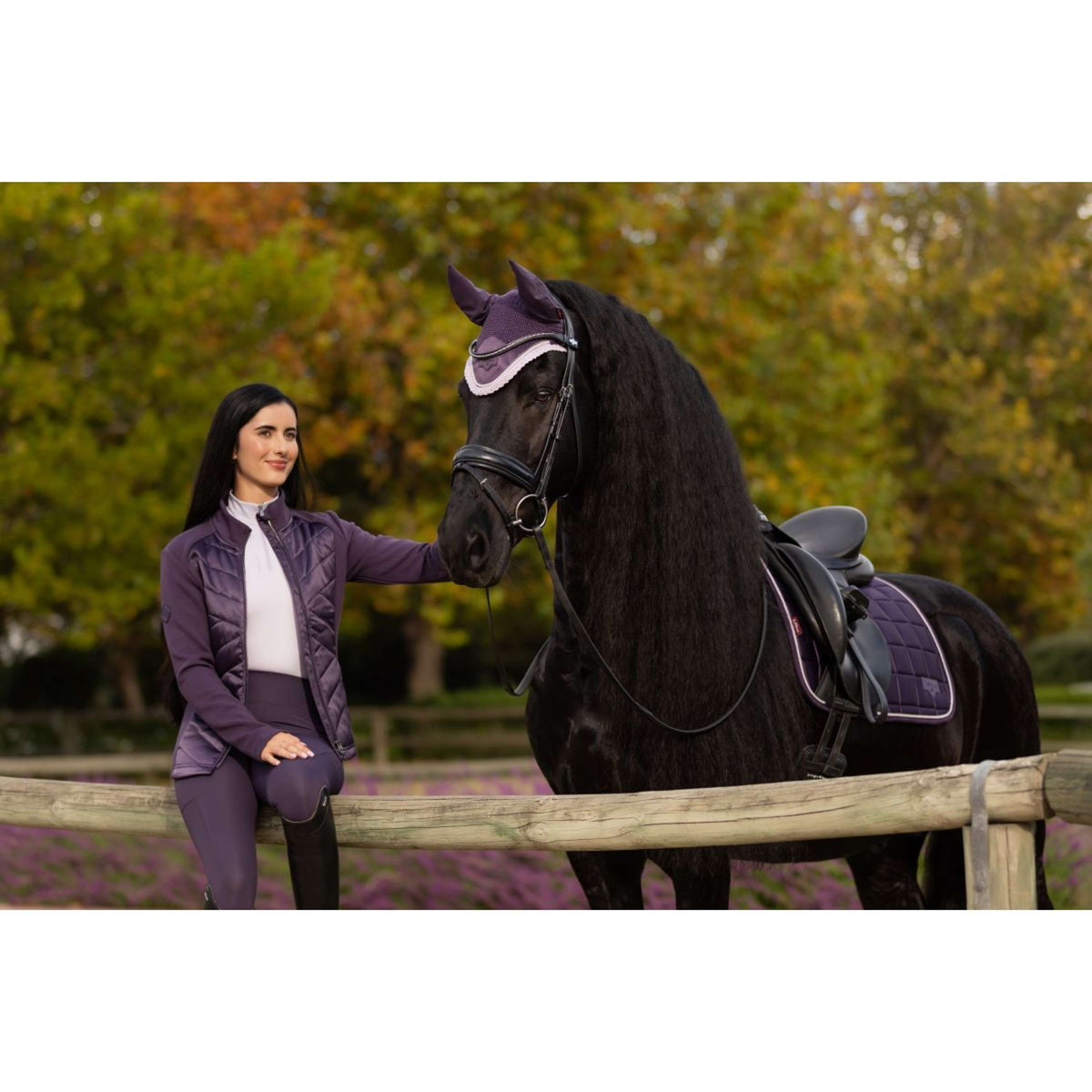 LeMieux Zadeldekje Loire Classic Dressuur Juniper