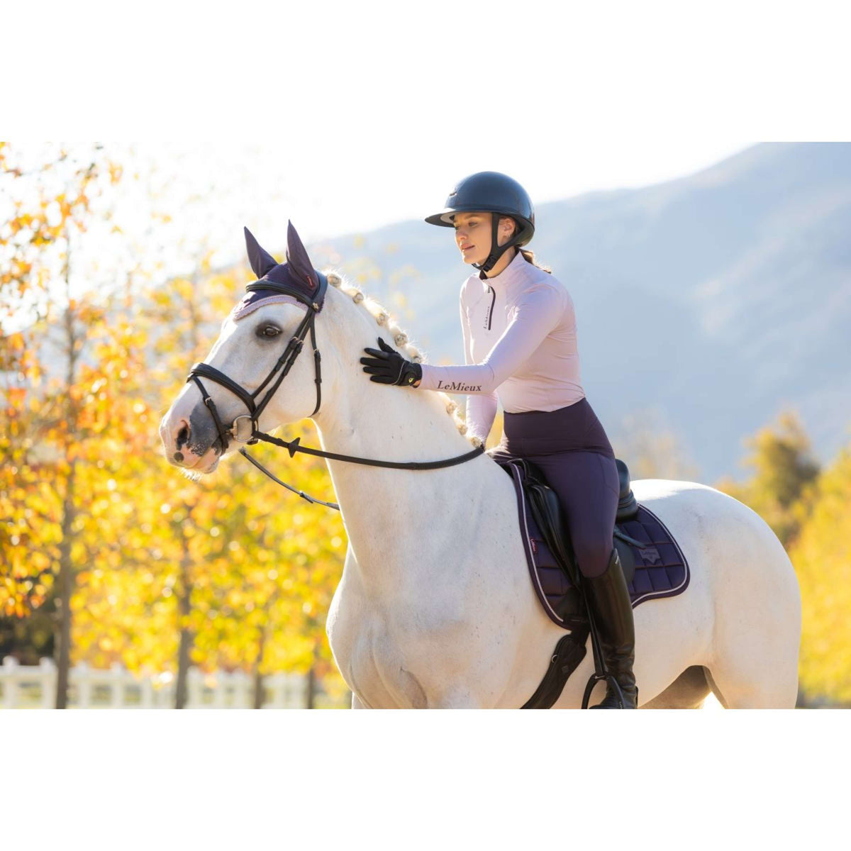 LeMieux Shirt Base Layer Classique Lilac