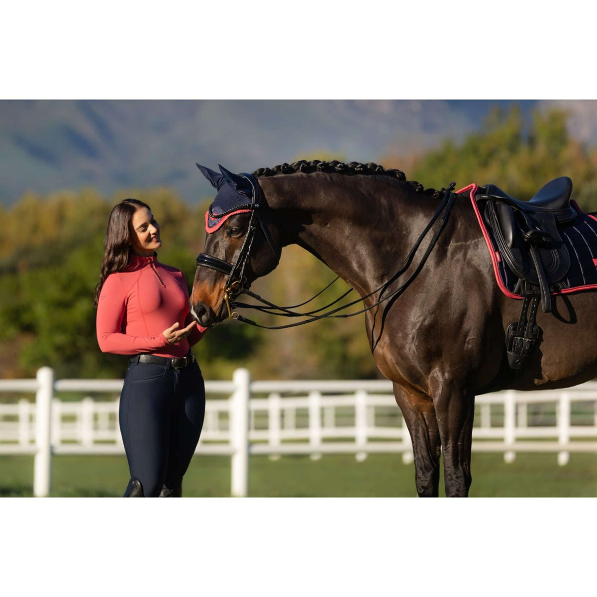 LeMieux Shirt Base Layer Classique Cranberry