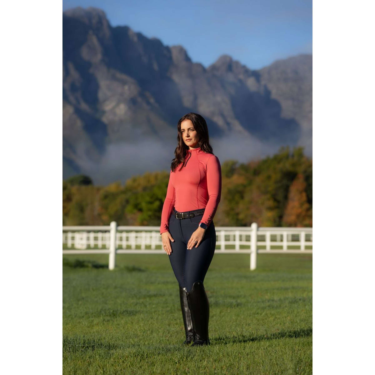 LeMieux Shirt Base Layer Classique Cranberry