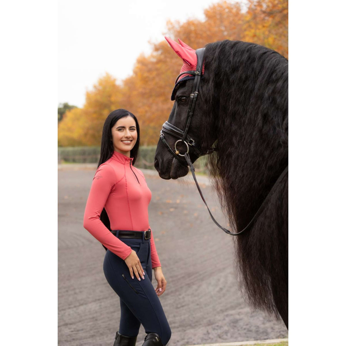 LeMieux Shirt Base Layer Classique Cranberry