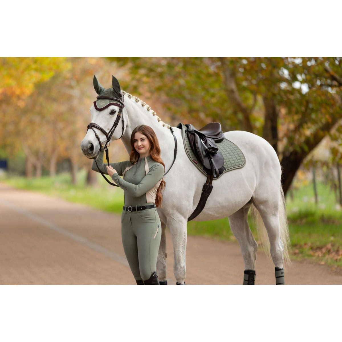 LeMieux Baselayer Philippa Mesh Rosemary