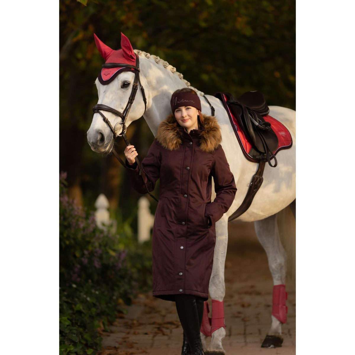 LeMieux Jas Anya Waterproof Lang Damson