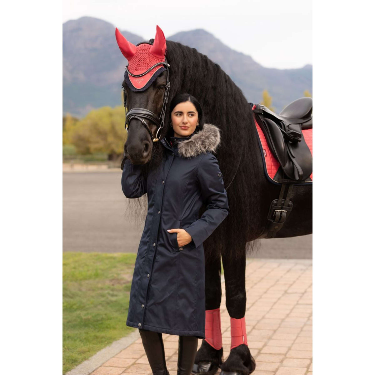 LeMieux Jas Anya Waterproof Lang Navy