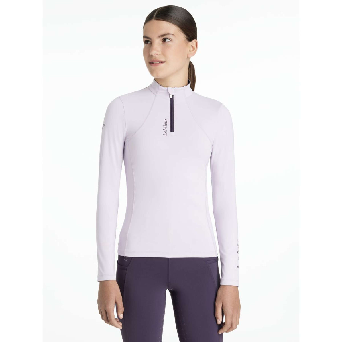 LeMieux Shirt Base Layer Classique Lilac