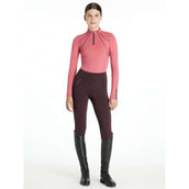 LeMieux Baselayer Young Rider Mia Mesh Cranberry