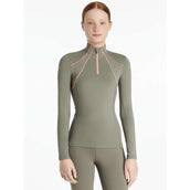 LeMieux Baselayer Young Rider Mia Mesh Rosemary