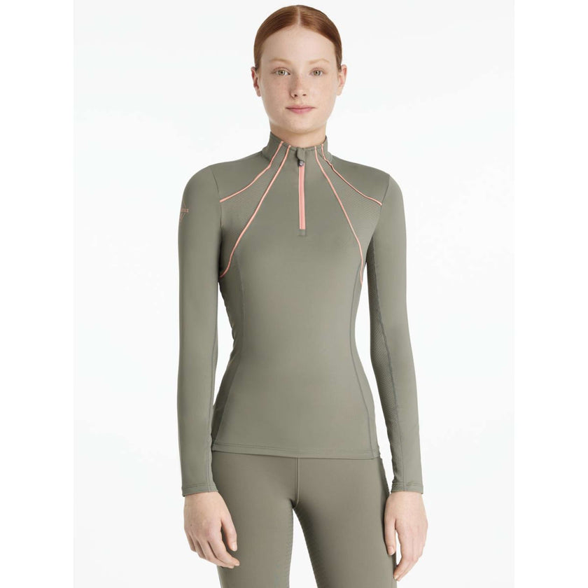 LeMieux Baselayer Young Rider Mia Mesh Rosemary