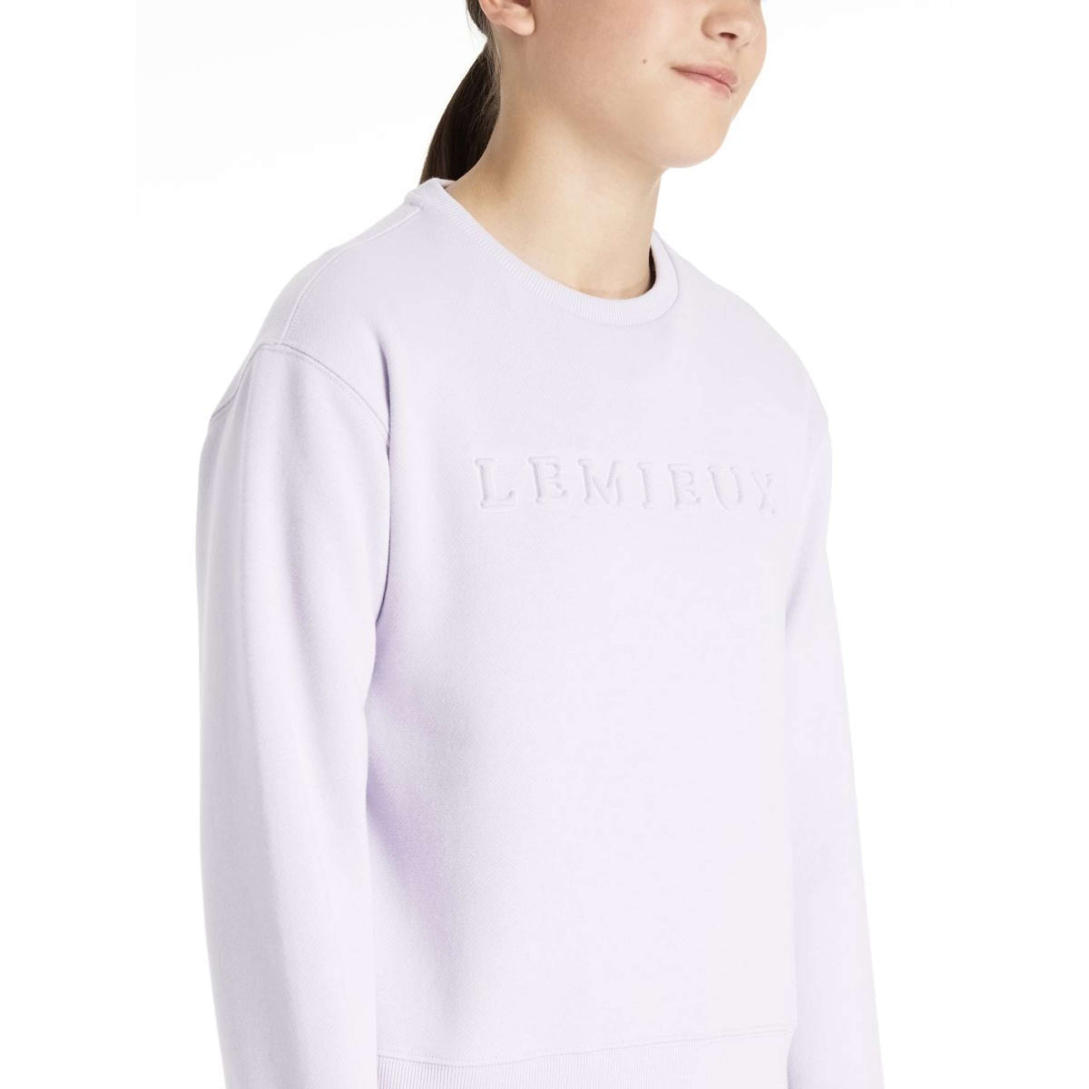 LeMieux Sweater Young Rider Carmen Crew Lilac