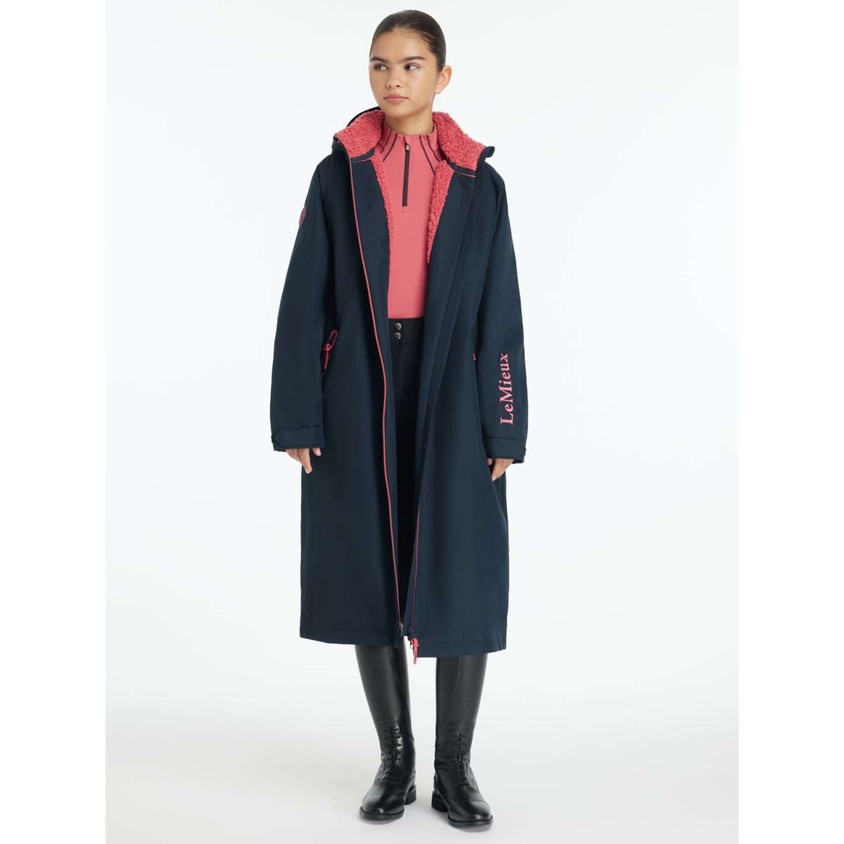 LeMieux Regenjas Young Rider HydroShield Navy